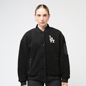 New Era MLB Los Angeles Dodgers OS Sherpa Bomber Jacket zwart