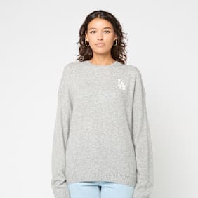 New Era Wmns MLB Knit Crew Los Angeles Dodgers grey