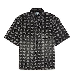 Billionaire Boys Club Diamonds & Dollars Oversized SS Denim Shirt zwart