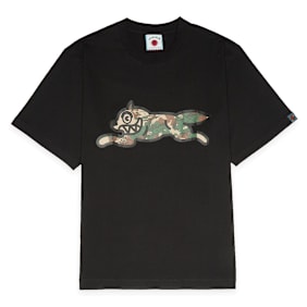 ICECREAM&nbsp; Woodland Camo Running Dog T-Shirt noir