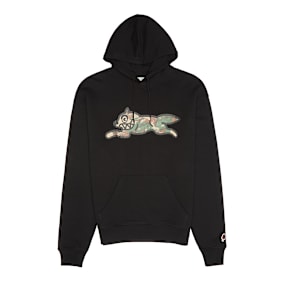 ICECREAM&nbsp; Woodland Camo Running Dog Popover Hood noir