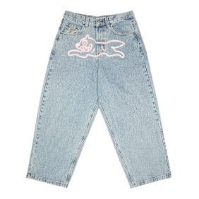 ICECREAM&nbsp; Running Dog Triple Scoop Denim Pants bleu