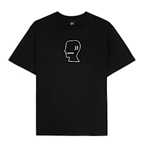 Brain Dead Brain Dead Logo Head T-Shirt zwart