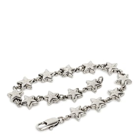TwoJeys&nbsp; Enameled Stars Bracelet argent
