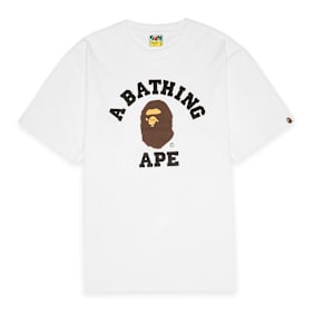 A Bathing Ape College Tee M weiß