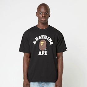 A Bathing Ape College Tee M zwart