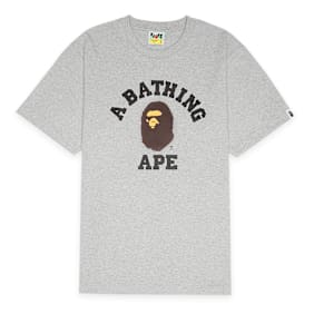 A Bathing Ape College Tee M grau