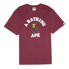 A Bathing Ape College Tee M rouge