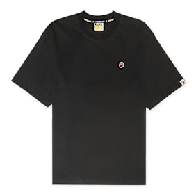 A Bathing Ape One Point Relaxed Fit Tee M beige schwarz