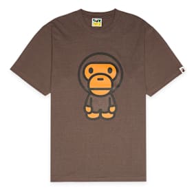A Bathing Ape&nbsp; Big Baby Milo Tee brun