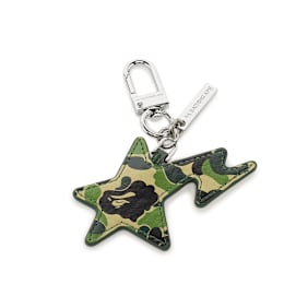 A Bathing Ape ABC Camo Sta Keychain M groen