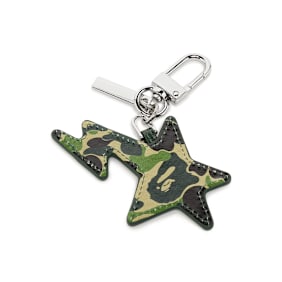 A Bathing Ape ABC Camo Sta Keychain M groen