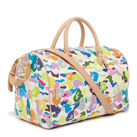 A Bathing Ape Multi Camo Boston Bag L multicolor