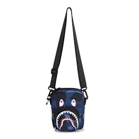 A Bathing Ape Color Camo Shark Mini Bag blauw