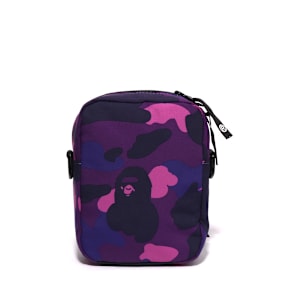 A Bathing Ape&nbsp; Color Camo Shark Mini Bag pourpre