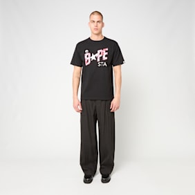 A Bathing Ape ABC Camo Bape Sta Logo Tee M schwarz