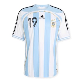 adidas Originals Argentina Home Jersey 2006 Messi wit