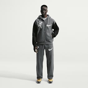 Nike   x Central Cee Solo Swoosh Fleece Hoodie "Syna World" grijs