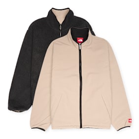The North Face&nbsp; Red Box Reversible Fleece Jacket beige