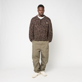 Brain Dead Half Zip Collared Sweatshirt braun