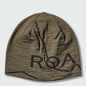 ROA Logo Wool Beanie grün