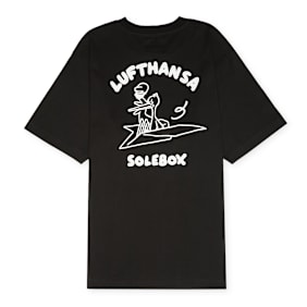 solebox x Lufthansa T-Shirt Paperplane schwarz