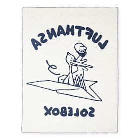 solebox x Lufthansa Blanket blauw