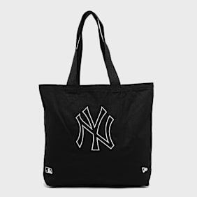 New Era MLB Light Canvas Tote Bag New York Yankees black