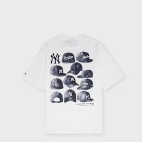 New Era MLB Cap Graphic Os Tee New York Yankees weiß