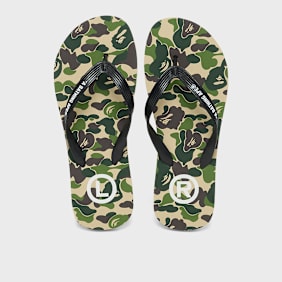 A Bathing Ape&nbsp; ABC Camo Beach Sandals M camouflage