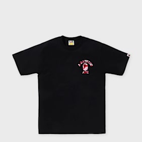 A Bathing Ape ABC Camo College ATS Tee zwart