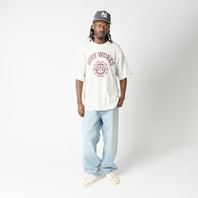 A Bathing Ape Busy Works College Relaxed Fit Tee grey