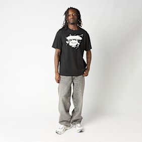 A Bathing Ape Graffiti Ape Face Tee schwarz