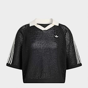 adidas Originals Crochet Polo zwart