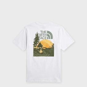 The North Face Pitch A Tent Relaxed Tee Weiss