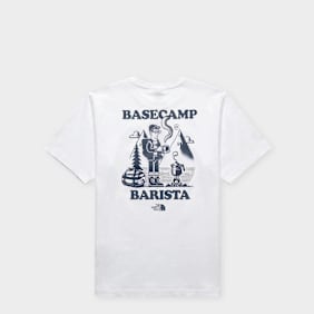 The North Face Basecamp Barista Relaxed Short-Sleeve Graphic T-Shirt Weiss
