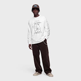 Carhartt WIP L/S Blinkerfluid T-Shirt white