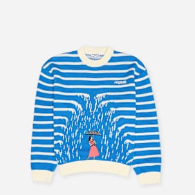 House of Errors Knitted Rain Sweater blue