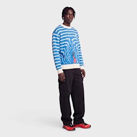 House of Errors Knitted Rain Sweater Blau