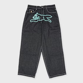 ICECREAM Triple Scoop Running Dog Denim Pants blue