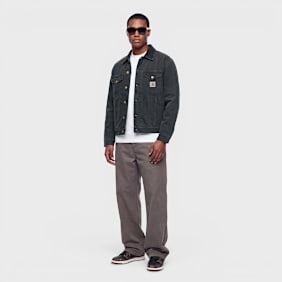 Carhartt WIP OG Trucker Jacket black / black stone canvas Undefined Color
