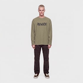 Daily Paper Waffle Stay Informed Longsleeve green