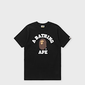 A Bathing Ape College Tee white schwarz