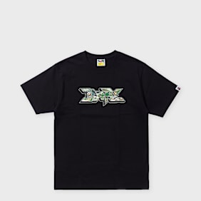 A Bathing Ape Bape Graffiti Logo Relaxed Fit Tee black