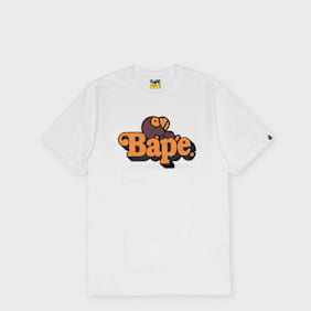 A Bathing Ape Milo On Bape Tee white