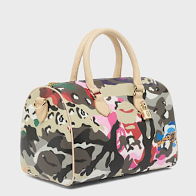 A Bathing Ape Hybrid Camo Medium Boston Bag multi-colour