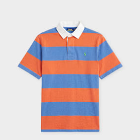 Polo Ralph Lauren Classic Fit Short Sleeve Rugby Shirt orange