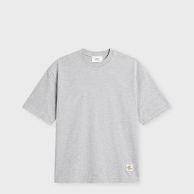 AMI PARIS T-Shirt Heritage Ami Paris Label Grau