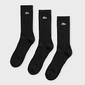 Lacoste Crew Socken schwarz