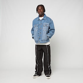L/AB c/o Off-White Zip Trucker Denim Jacket blau